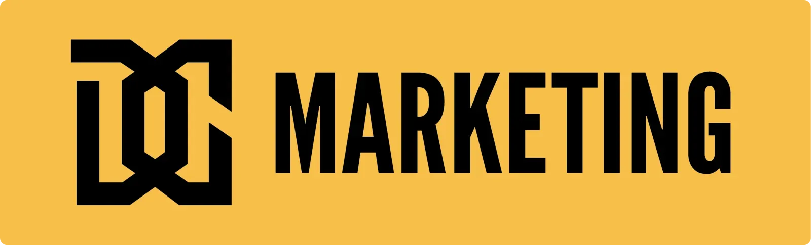 DC Marketing primary logo lockup